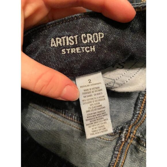 American‎ eagle crop size 2 jeans - Picture 3 of 4